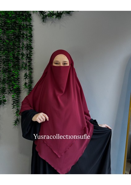 Tesettür Sufle Şifon Uzun Boy