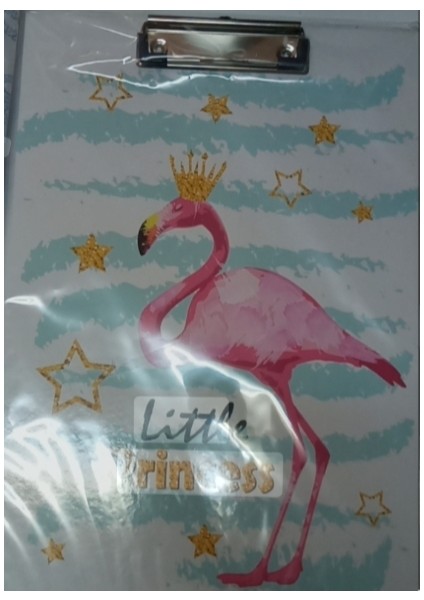 Sekreterlik St-20 Flaminga Desenli Kapaksız +Lizi A5 Renkli Çizgili Defter