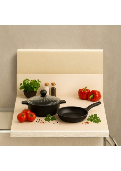 Kristal Basık Tencere - Kristal Tava