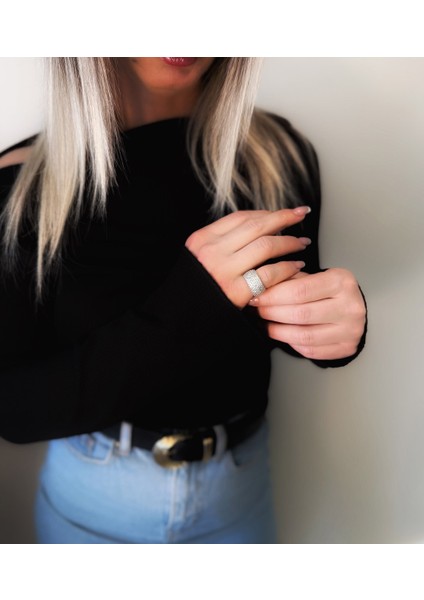 7 Sıra Infinity Tam Tur Gümüş Yüzük