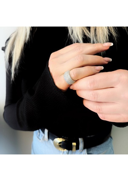 7 Sıra Infinity Tam Tur Gümüş Yüzük modelleri