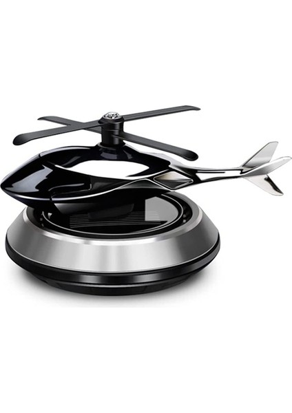 Helikopter Araba Kokusu Gümüş | Güneş Enerjili Oto Koku | Sıradışı Araç Aksesuarı Hediye