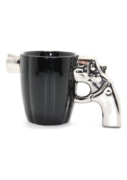 Porselen Silahlı Kupa Bardak Model 1