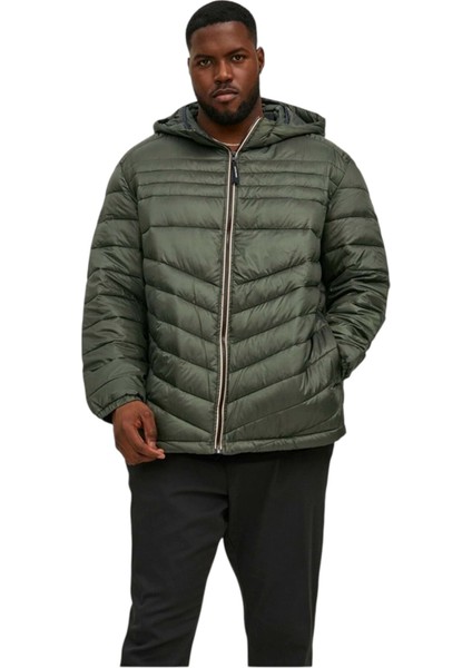 12214531 Jjehero Puffer Kapş.şişme Mont - Yeşil - 6xl