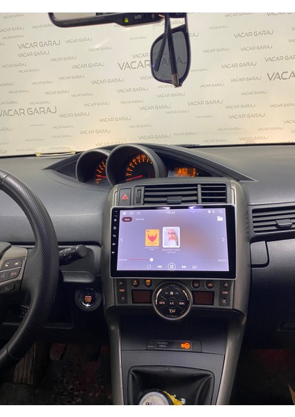 Toyota Verso 2009-18 9" Uyumlu Android Multimedia Gerçek 4/64 Kablosuz Carplay Geri Görüş Kameralı modelleri