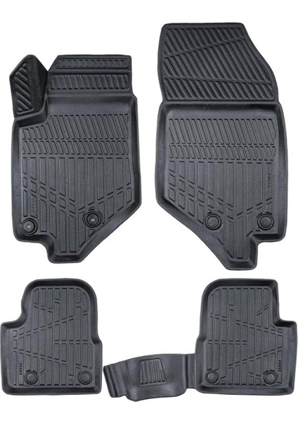 Opel Mokka 2021-2025 1.2 Puretech Benzinli Için Havuzlu Paspas, Yüksek Kenarlı, Esnek, Araca Özel, Kokusuz, Oto Paspas