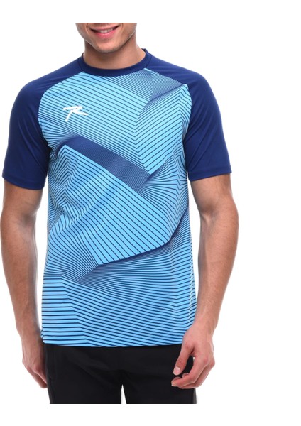 Unisex Dijital Baskılı T-Shirt Justa Turkuaz