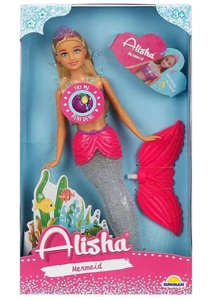 Deniz Kız Set Bebek Alisha 29CM -Sun
