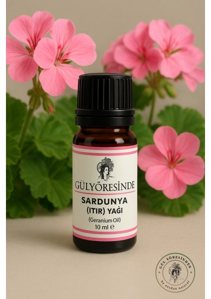 %100 Saf Sardunya Yağı (Pelargonium Graveolens) – Cilt ve Ruh Için Doğal Destek - Gülyöresinden