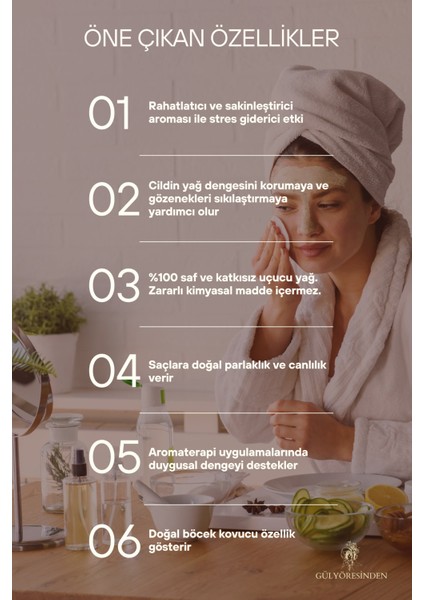 %100 Saf Sardunya Yağı (Pelargonium Graveolens) – Cilt ve Ruh Için Doğal Destek - Gülyöresinden modelleri