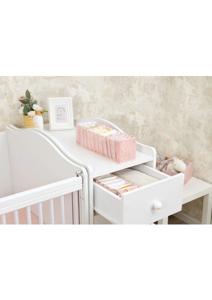 Baby Akordiyon Organizer Çekmece Düzenleyici Small (Pembe) -04102 fiyatları