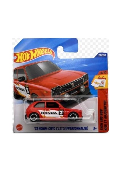 Tekli Arabalar '73 Honda Civic Custom JBB42 (Then And Now)