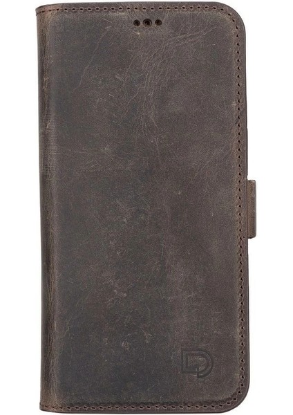 Apple iPhone 13 Uyumlu Deri Cüzdanlı Kılıf Acı Kahve fiyatları