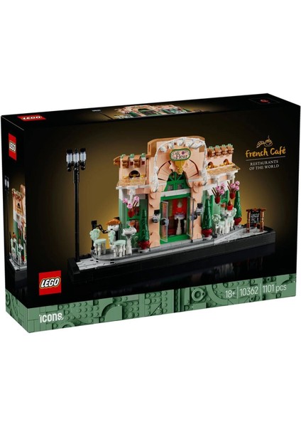 10362 LEGO Icons - French Cafe 1101 Parça +18 Yaş indirimleri