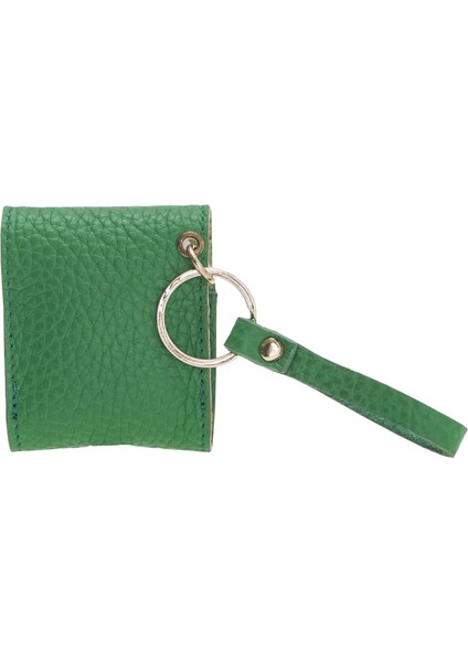 Apple Airpods 2.nesil Uyumlu Deri Kılıf Mai Snap Erc4 Yeşil modelleri