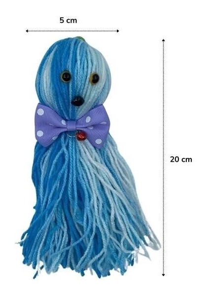 Ahtapot Şekilli Zilli ve Ipli Rengarenk Püsküllü Sevimli Kedi oyuncağı fırsatları