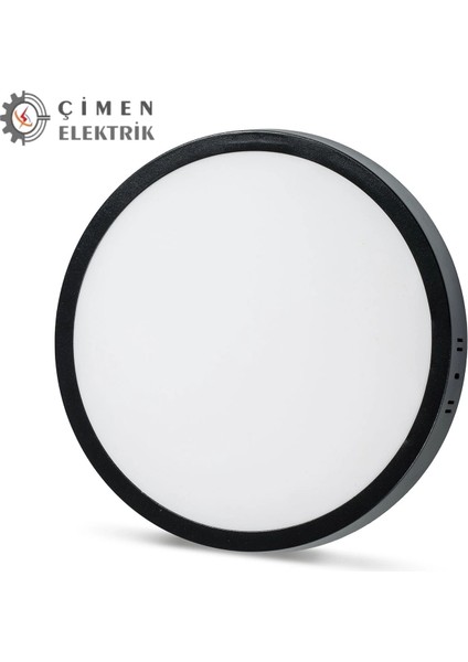 Noas YL14 2410 S Sıva Üstü 24W Siyah Kasa LED Spot 6500K Beyaz Işık