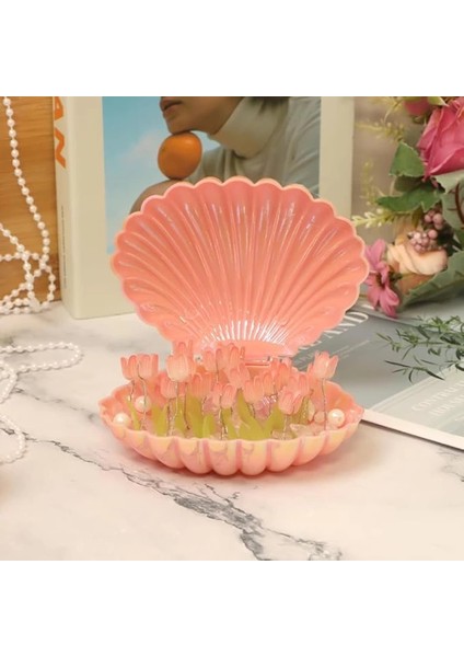 LED Işıklı Kendin Yap Deniz Kabuğu Tasarımlı Lale Lamba modelleri