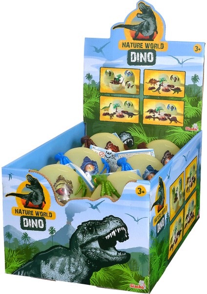 10434255 3dinozorlar ve Aksesuarlarla Dino Yumurtası, 3'lü indirimleri