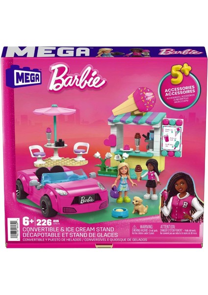 HPN78 Mega Barbie® Dondurma Standı 226 Parça +6 Yaş