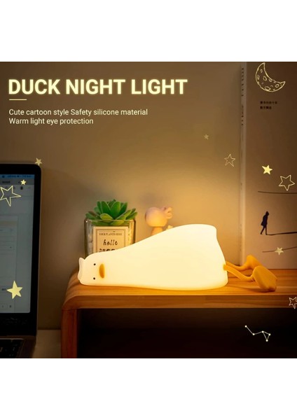 Yatan Ördek Tasarımlı Gece Lambası fiyatları