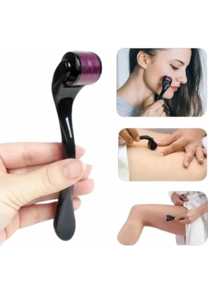 Titanyum Uçlu Derma Roller 540 Iğneli 1 mm Gözenek Azaltıcı Akne Izlerine Uygun modelleri