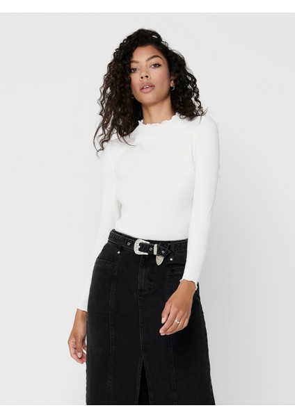 Bayan Fırfırlı Uzun Kol Body 15180040