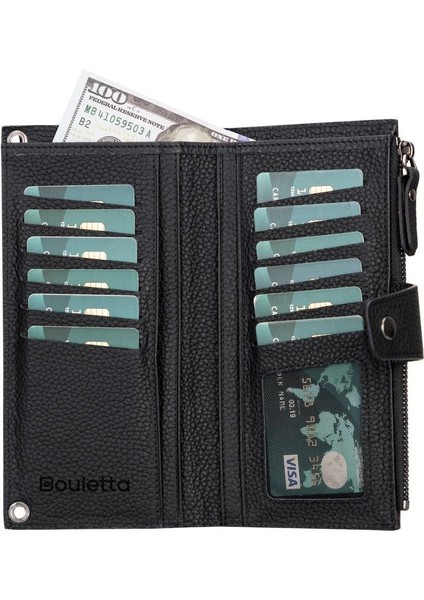 Lozan Strap 6.5 Inch Uyumlu Deri Kartlıklı Kılıf Erc1 Siyah modelleri