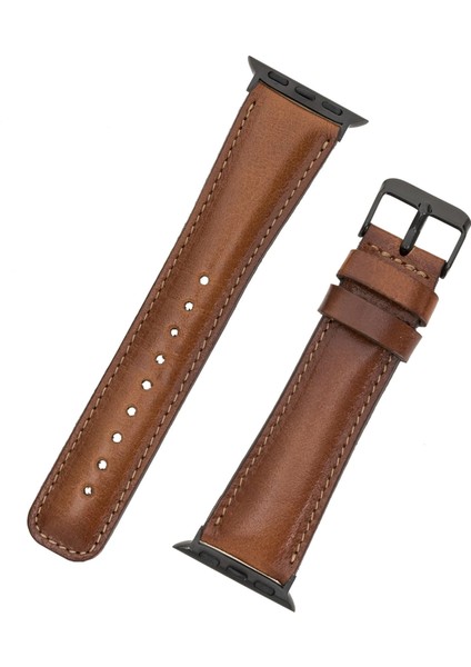 Apple Watch Uyumlu Deri Kordon 38-40-41MM RTST2EF Taba fırsatları