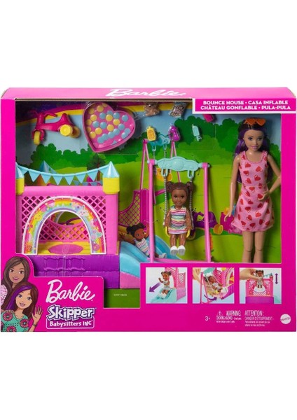 HHB67 Barbie Bebek Bakıcısı Skipper Oyun Evi Seti indirimleri