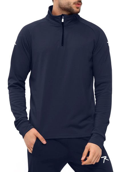 Yarım Fermuarlı Eşofman Altus Lacivert