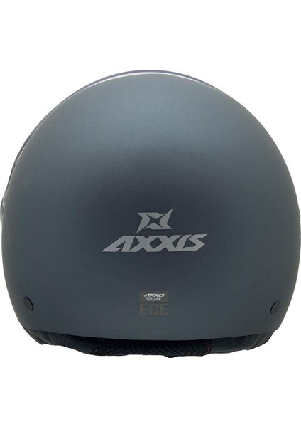 Axxıs Square S Solid A2 Matt Titanium Yazlık Motosiklet Kaskı fırsatları