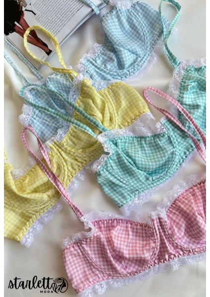 Balenli Dantelli Desteksiz Saten Iç Giyim Sütyen Takımı Iç Çamaşır Takımı modelleri