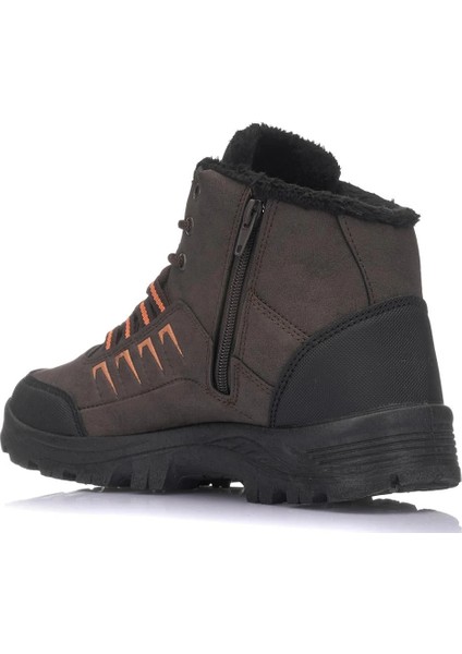 Erkek Bot Içi Tüylü Su Kar Dayanıklı Kışlık Fermuarlı Outdoor Trekking Bot modelleri