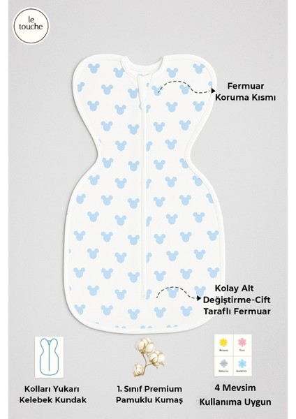 Bebek Kundak– Yenidoğan Kendi Kendini Yatıştıran Kundak – Erkek Kız Bebek Uyku Tulumu