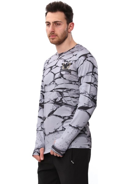 Spqr Uzun Kollu T-Shirt Evoco Gri fiyatları