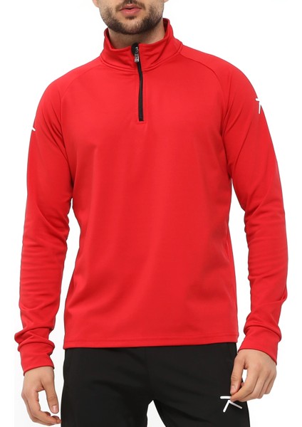 Yarım Fermuarlı Eşofman Altus Kırmızı