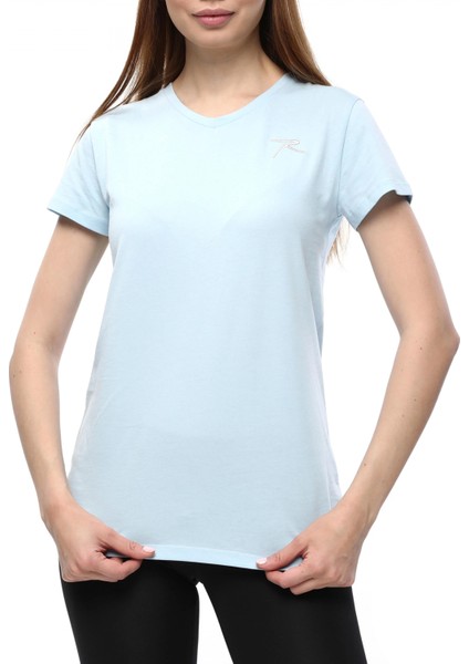 Kadın %100 Pamuk T-Shirt Mulıer Mint