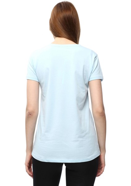 Kadın %100 Pamuk T-Shirt Mulıer Mint fırsatları