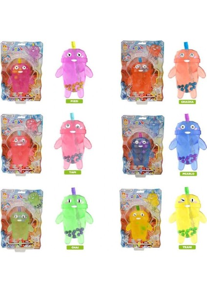 12387 Sun-Btf-Figür Bubble Tea Crystal Boba Pals Serıes 14CM 6A indirimleri