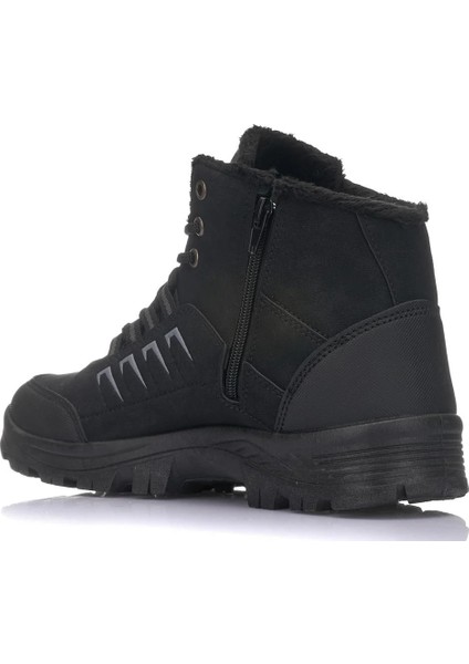 Erkek Bot Içi Tüylü Su Kar Dayanıklı Kışlık Fermuarlı Outdoor Trekking Bot fırsatları