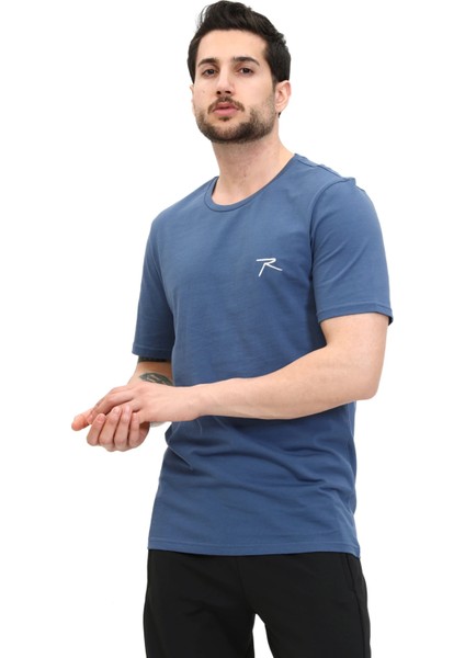 %100 Pamuk T-Shirt Agnıtıo Petrol modelleri