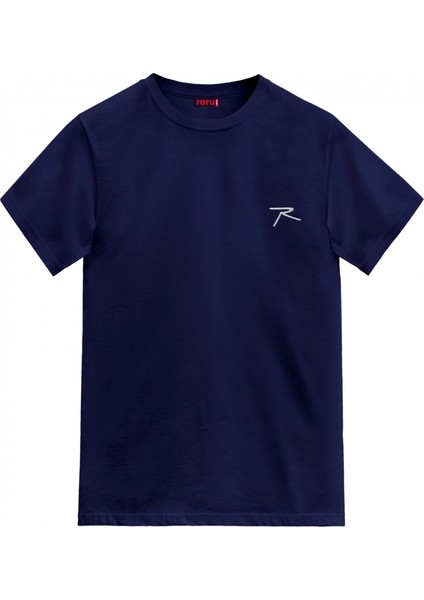 %100 Pamuk T-Shirt Agnıtıo Lacivert