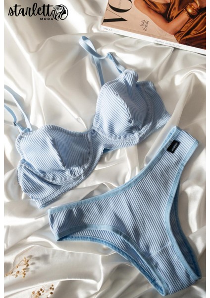 Balenli Fitilli Kaşkorse Sütyen & Külot Takımı fiyatları