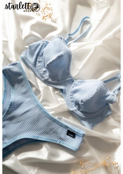 Balenli Fitilli Kaşkorse Sütyen & Külot Takımı fırsatları