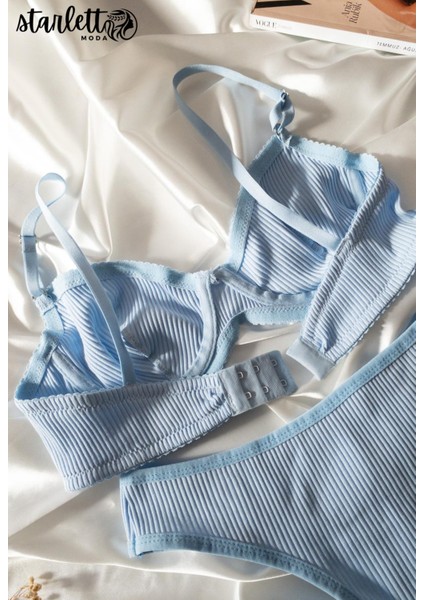 Balenli Fitilli Kaşkorse Sütyen & Külot Takımı indirimleri