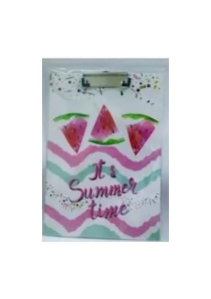 Sekreterlik St-20 Karpuz Desenli Kapaksız +Lizi A5 Renkli Çizgili Defter