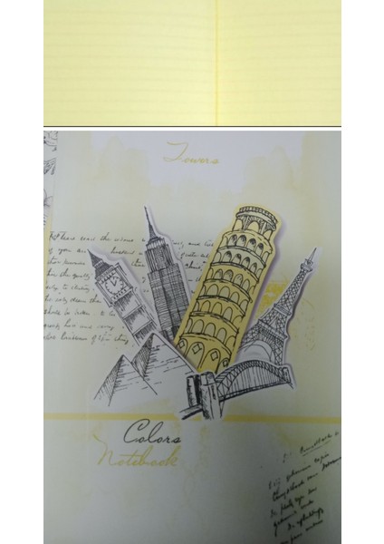 Sekreterlik St-20 Karpuz Desenli Kapaksız +Lizi A5 Renkli Çizgili Defter fiyatları