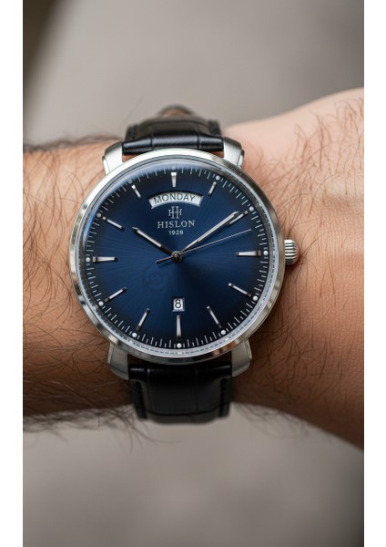 Siyah Deri Kordon Erkek Kol Saati CL203S-11BS