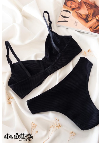 Balenli Fitilli Kaşkorse Sütyen & Külot Takımı modelleri